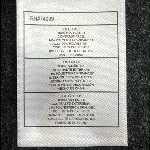 Canada Weather Gear Jacket Womens 1X Black Gray Fleece Full Zip Hoodie Plus NEW - Picture 6 of 10